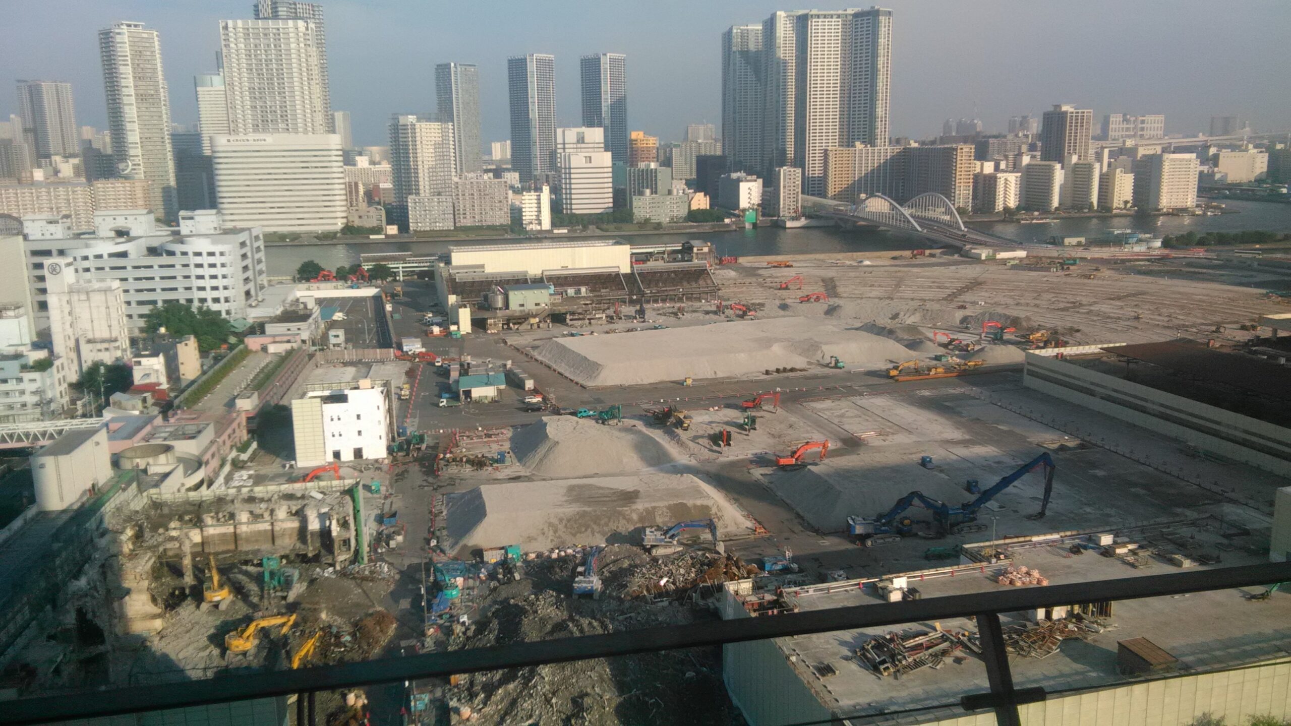 築地市場跡の今